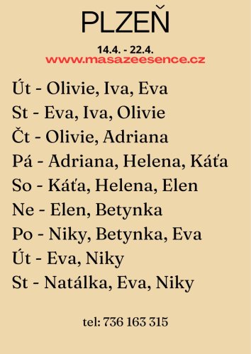 Čt/pá16.-17.4 Adriana