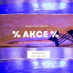 AKCE na masáž s VÍŘIVKOU!!