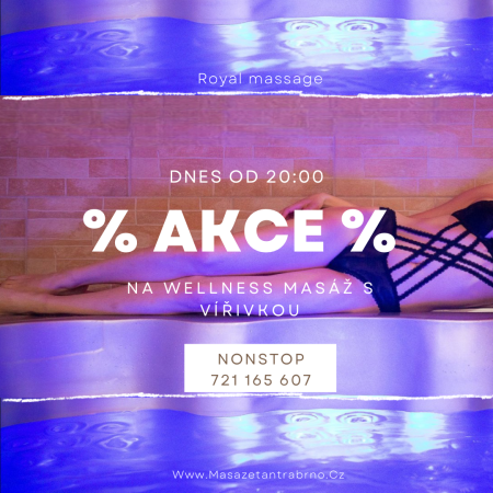 AKCE na masáž s VÍŘIVKOU!!